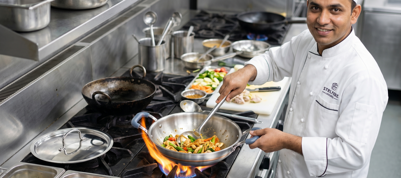 Why Professional Chefs Prefer Triply Stainless Steel Cookware | Saluto India