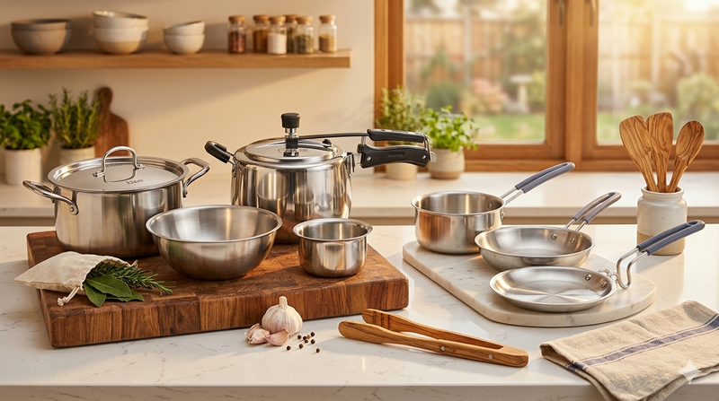 Best Triply Cookware in India (2026 Guide) | Premium Stainless Steel Cookware by Saluto
