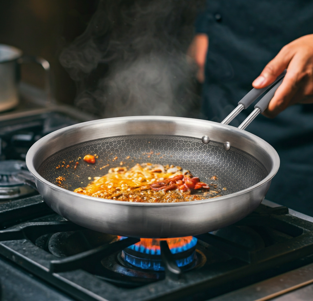 Saluto cookware in a professional kitchen